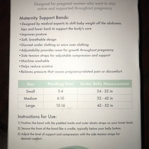 Pregnancy support band